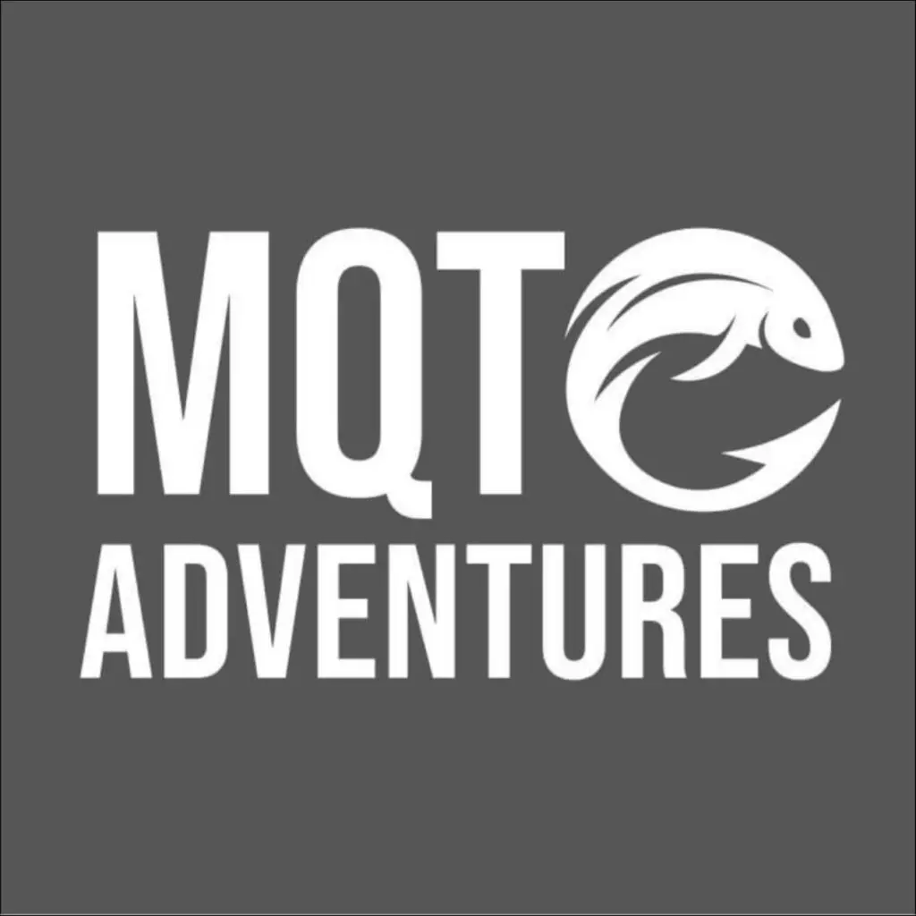 Logo featuring a fish and the text 'MQT Adventures'.